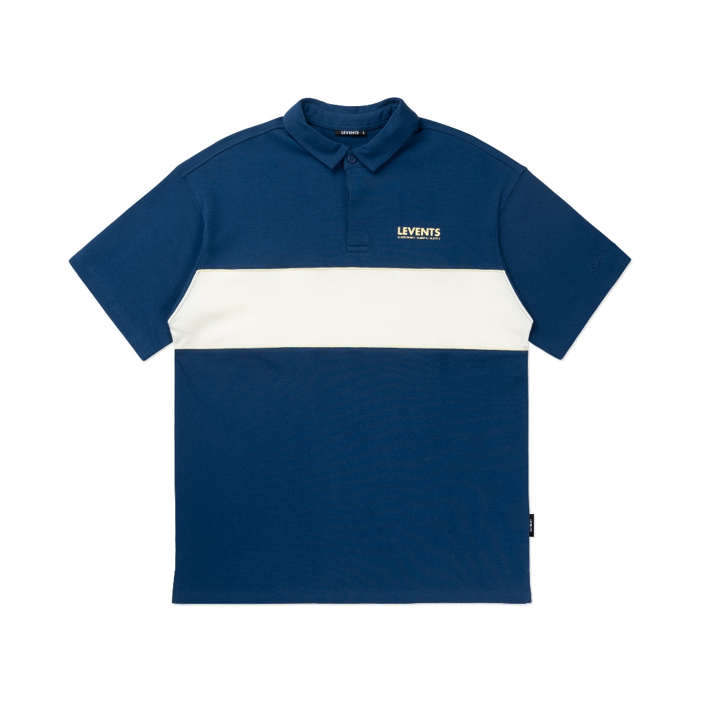 Levents Stripe 2.0 100% Cotton Unisex Oversized Polo Shirt