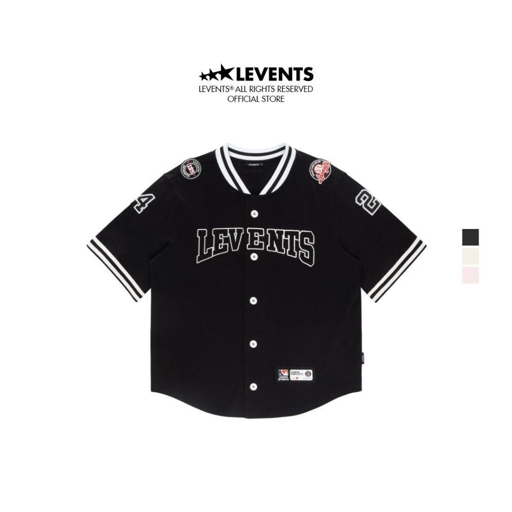 Levents Baseball Jersey 100% Cotton Unisex Oversized