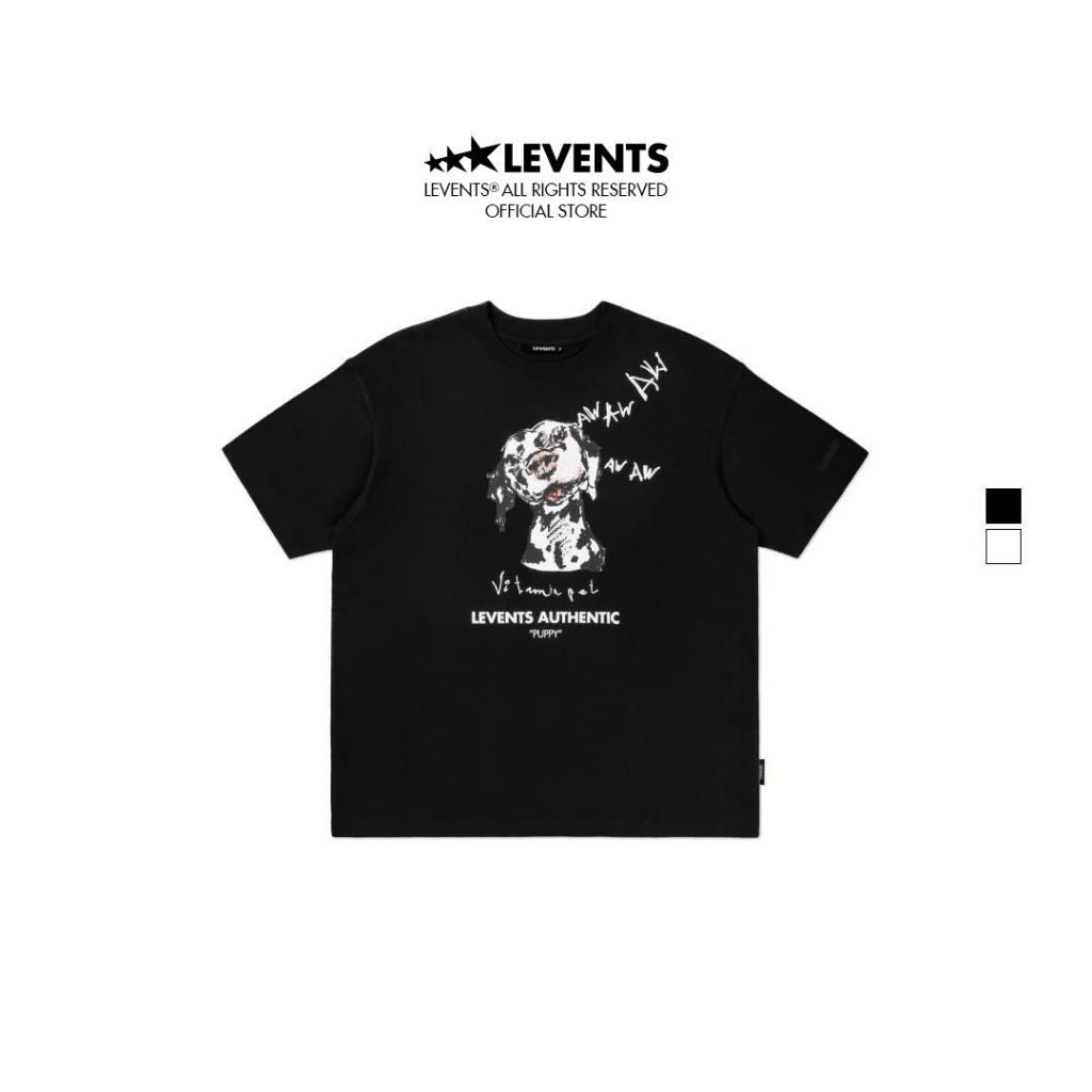 Levents Dalmatian Tee 100% Cotton T-shirt Oversized