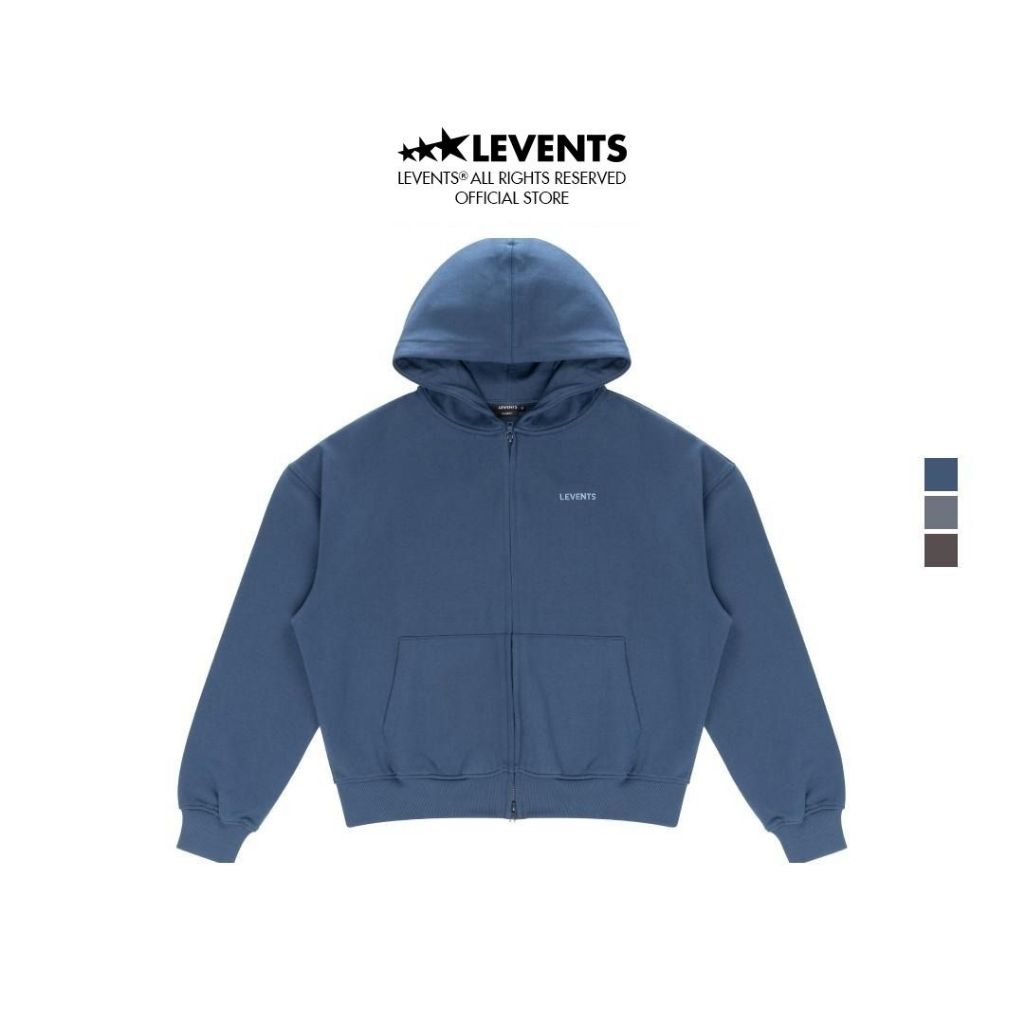 Levents Classic Boxy 2.0 Extra Color Unisex Zipper Hoodie