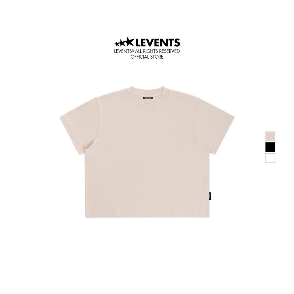 Boxy 2.0 Levents Blank Tee 100% Cotton Unisex T-shirt