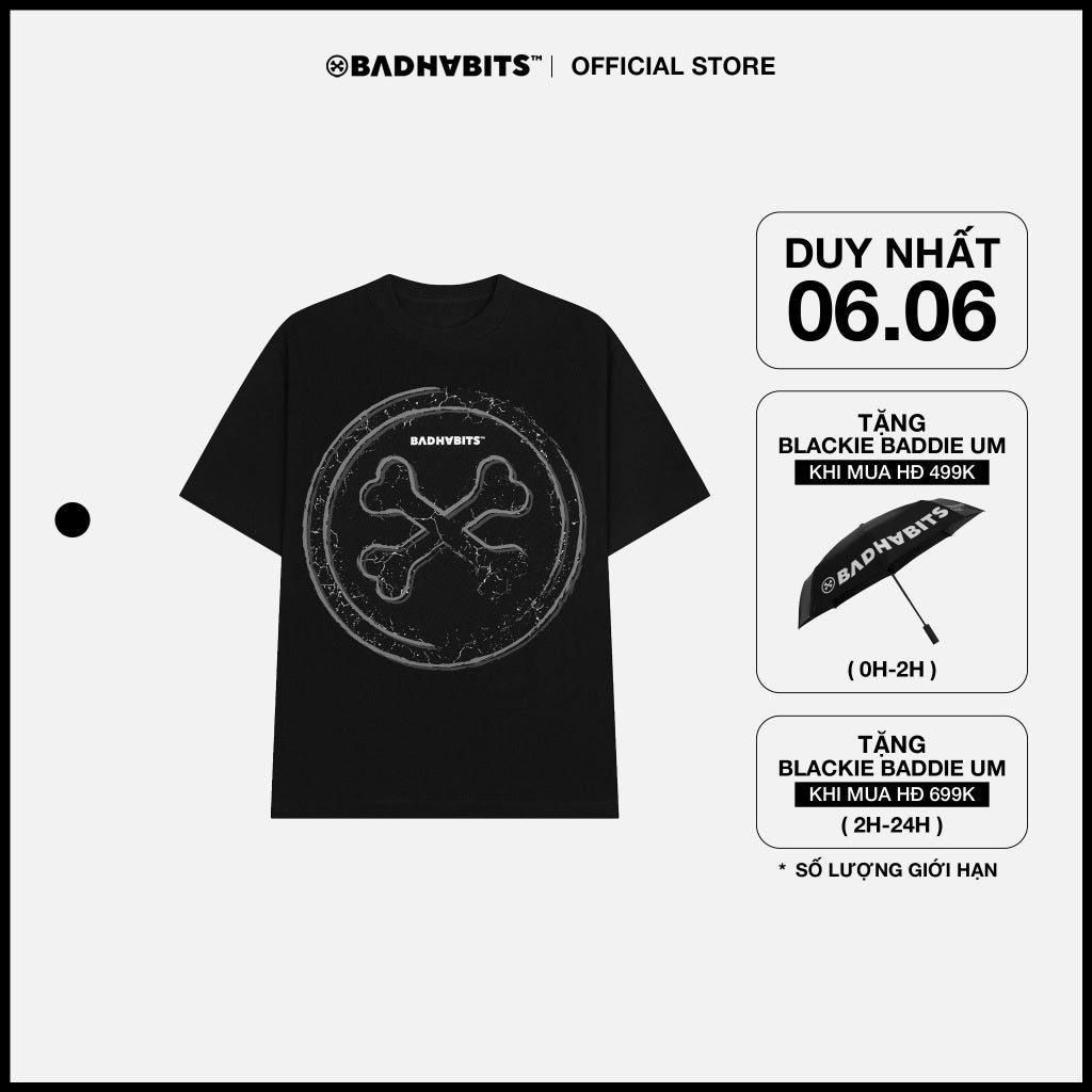 NON STANDARD LOGO T-SHIRT - BAD HABITS NON STANDARD COLLECTION