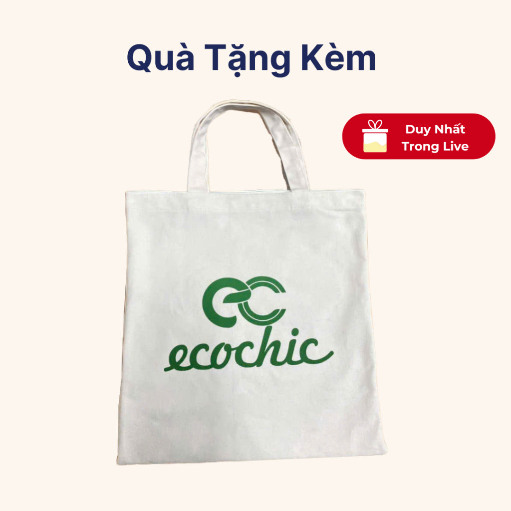 ECOCHIC LUX Boxy Tee DELINE Local Brand Authentic Unisex Medium Form Premium Cotton 100% B078