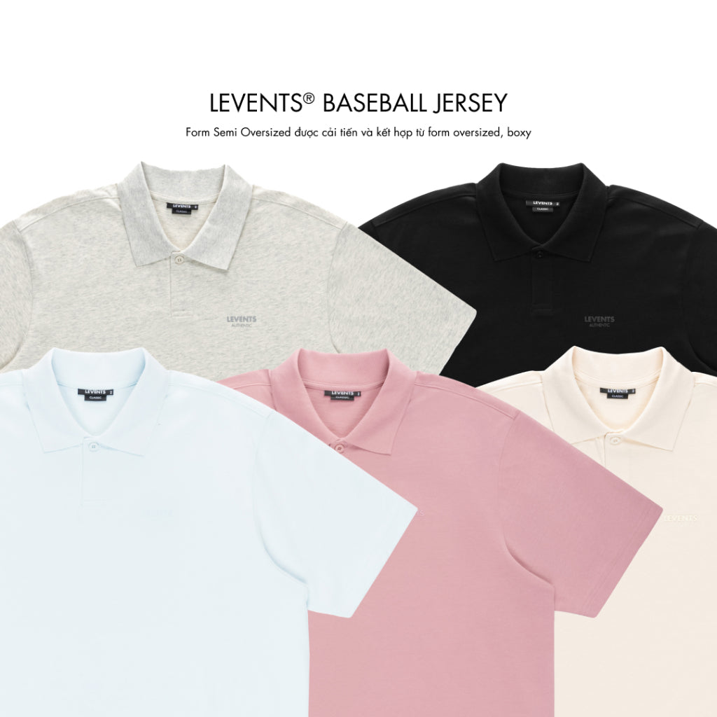 Levents Classic Semi-Oversize Polo Shirt 100% Cotton Unisex