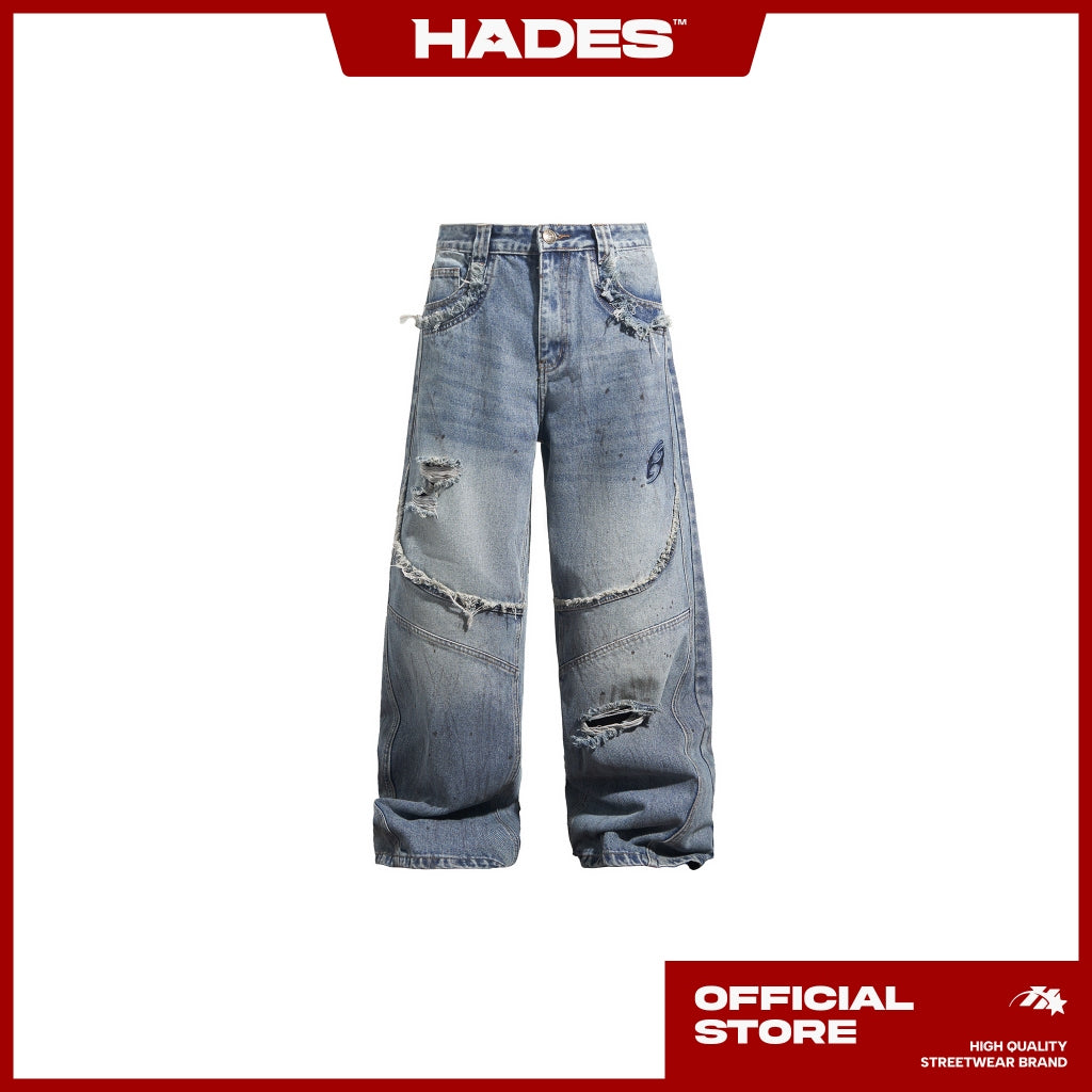HADES Arthropod Wash Jean - HADES Brand Genuine Unisex jeans