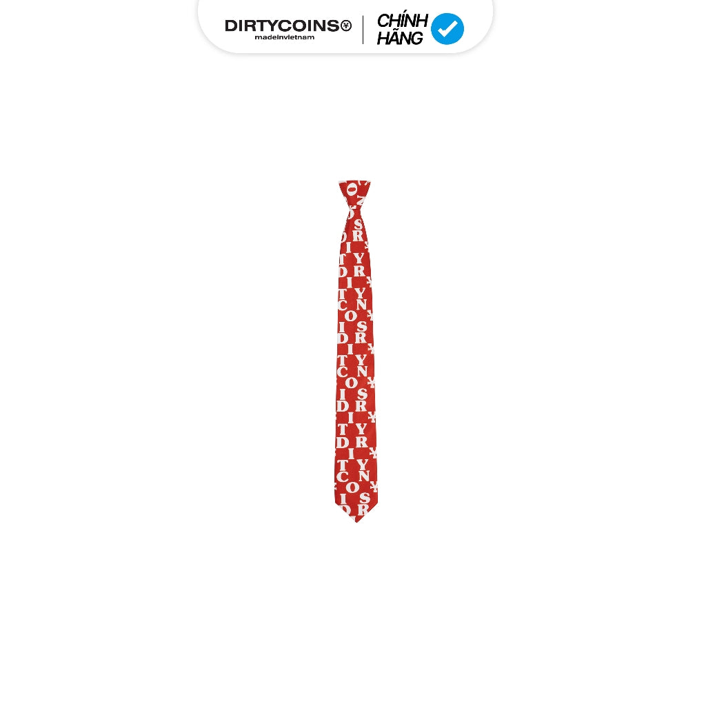 DirtyCoins Letters Monogram Tie