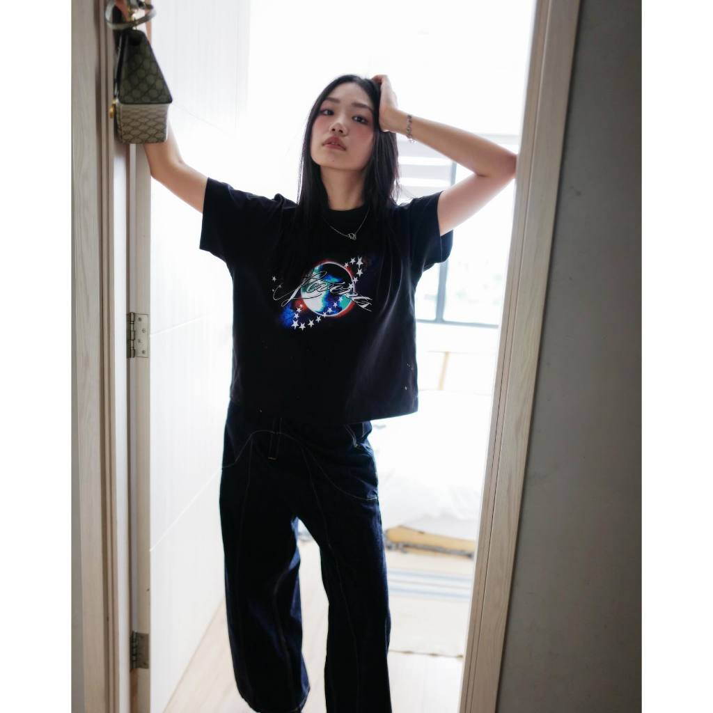 Boxy 2.0 Levents Galaxy Tee/ Black 100% Cotton Unisex T-shirt