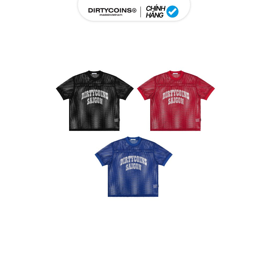 Áo Thun DirtyCoins Saigon Star Big Mesh Football Jersey