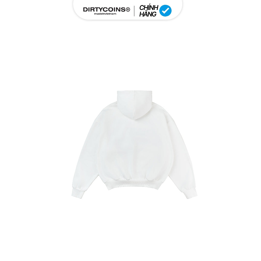 Áo Khoác DirtyCoins Nothing Changes' Oversized Hoodie - White