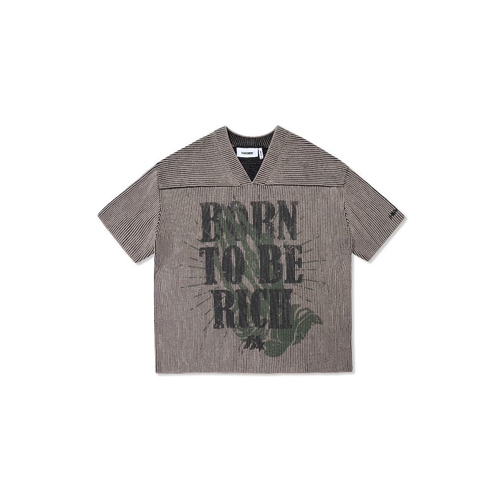 HADES Knitted Jersey Tee - Genuine HADES Brand Unisex knit jersey t-shirt
