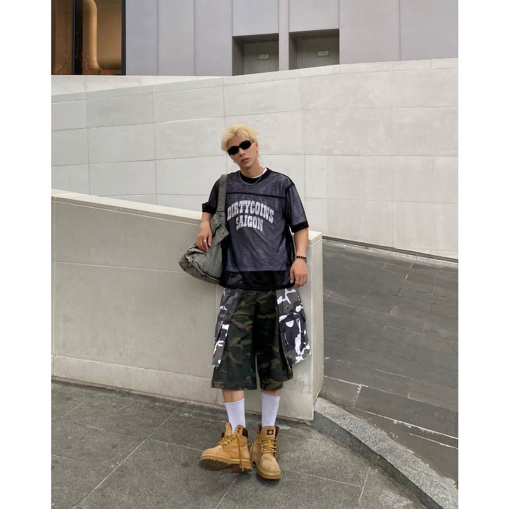 DirtyCoins Saigon Star Big Mesh Football Jersey