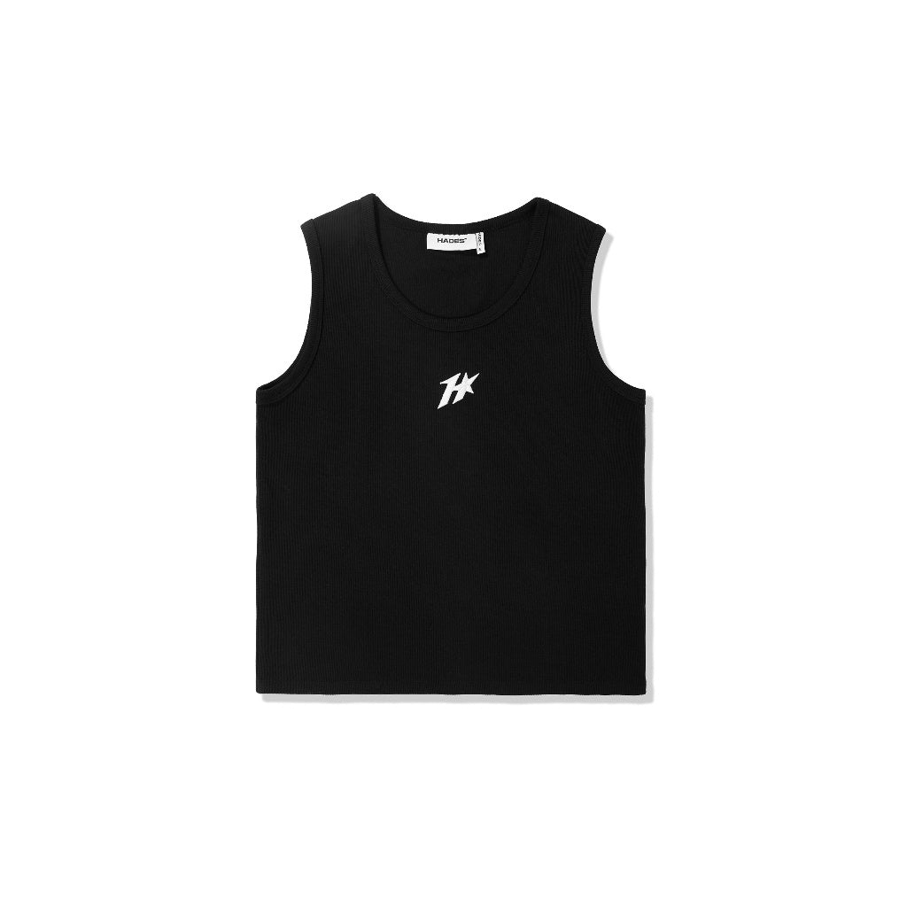 HADES Classic Tanktop Black - Genuine HADES Brand Unisex cotton ribbed tanktop