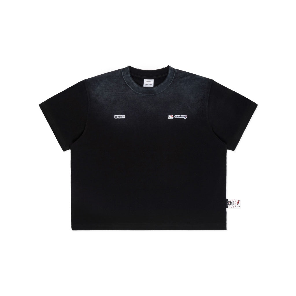 Levents® x Hello Kitty | Boxy 2.0 Small Kitty Boxy 2.0 Tee 100% Cotton Unisex T-shirt