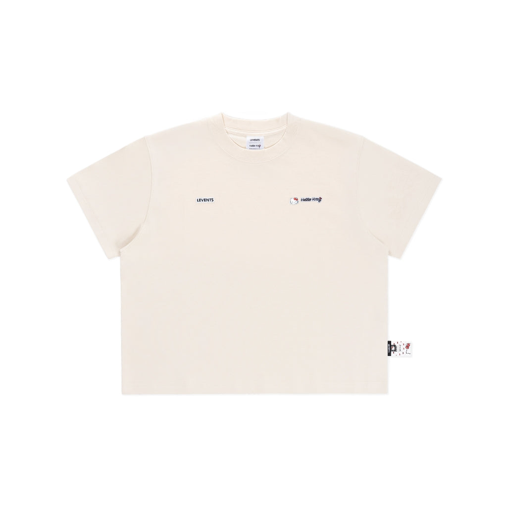 Levents® x Hello Kitty | Boxy 2.0 Small Kitty Boxy 2.0 Tee 100% Cotton Unisex T-shirt