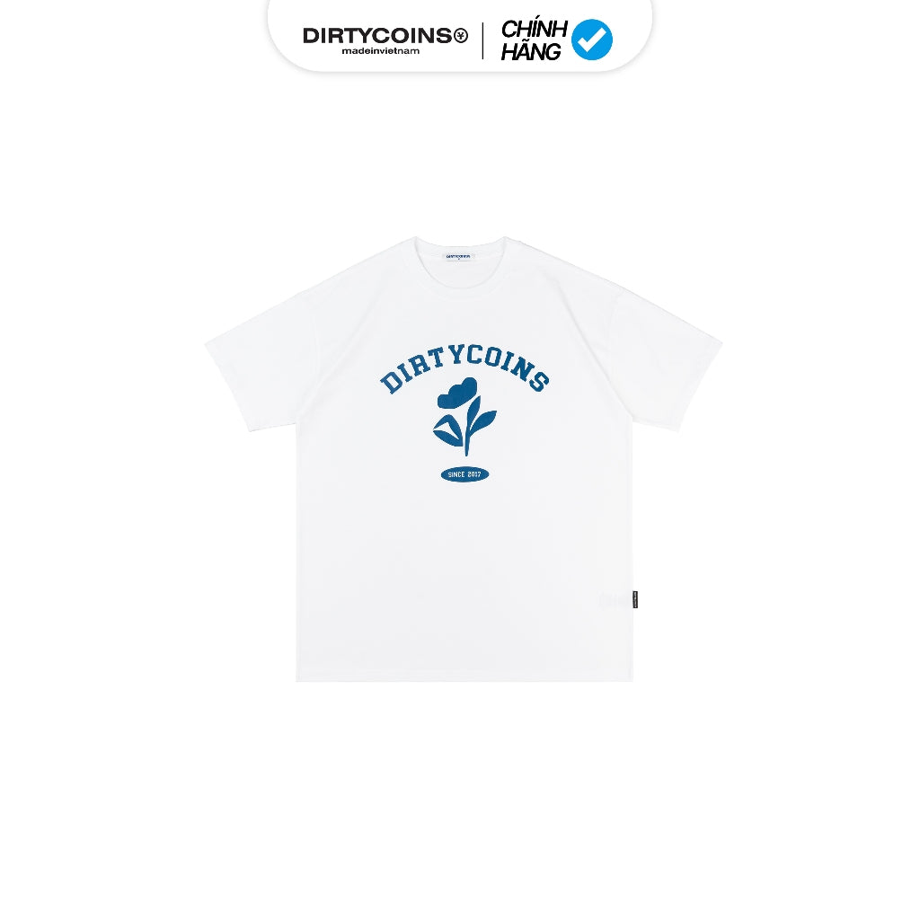 DirtyCoins Floral Silhouette T-Shirt - White