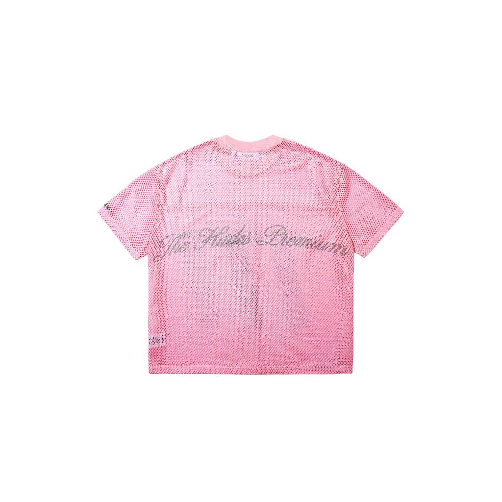 HADES 777 Jersey Mesh Pink - HADES Brand chính hãng Áo thun jersey lưới unisex