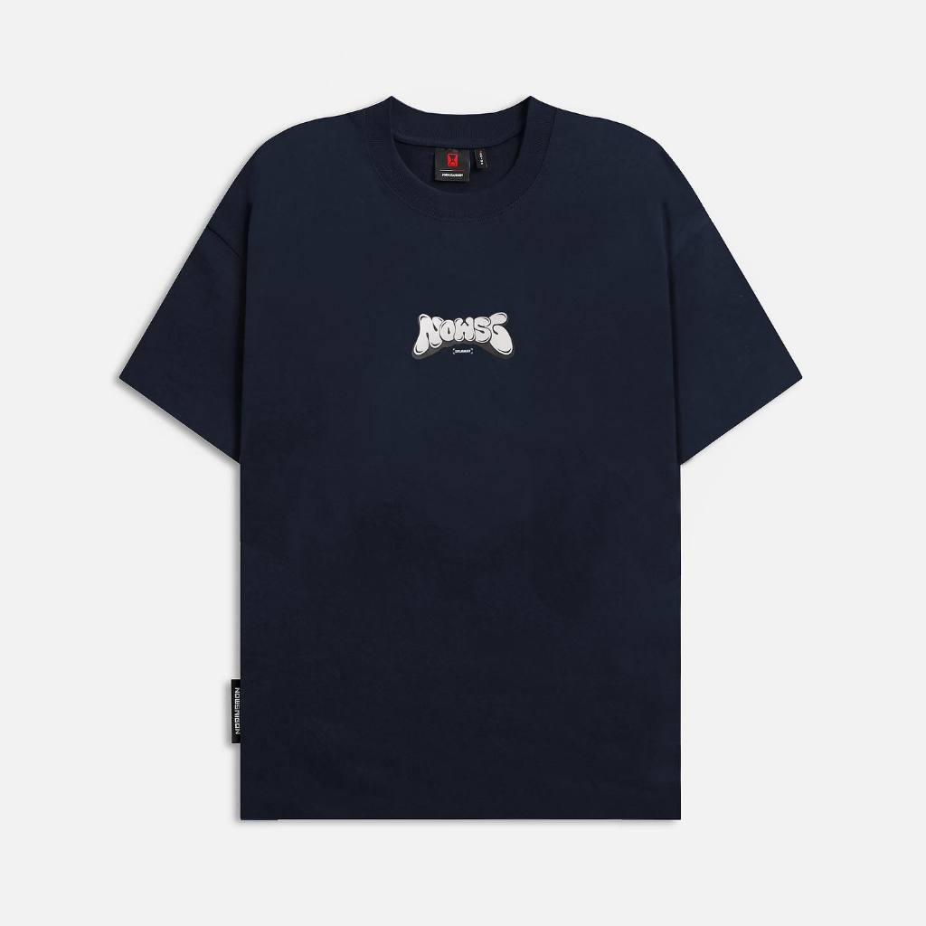 Áo thun NEEDS OF WISDOM Puff Bubble Tee - Navy - Local Brand Chính Hãng