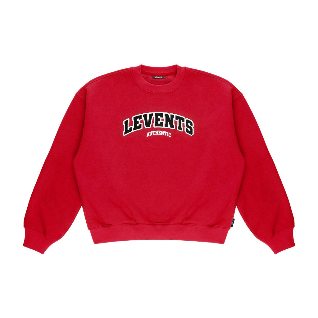 Levents Seasonal Visual Boxy Sweater Unisex Oversized Cotton Fleece