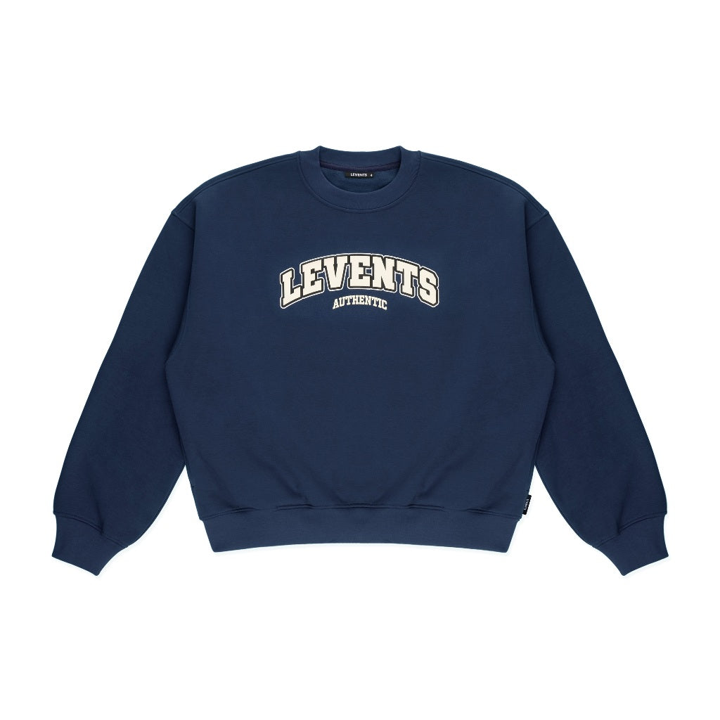 Levents Seasonal Visual Boxy Sweater Unisex Oversized Cotton Fleece