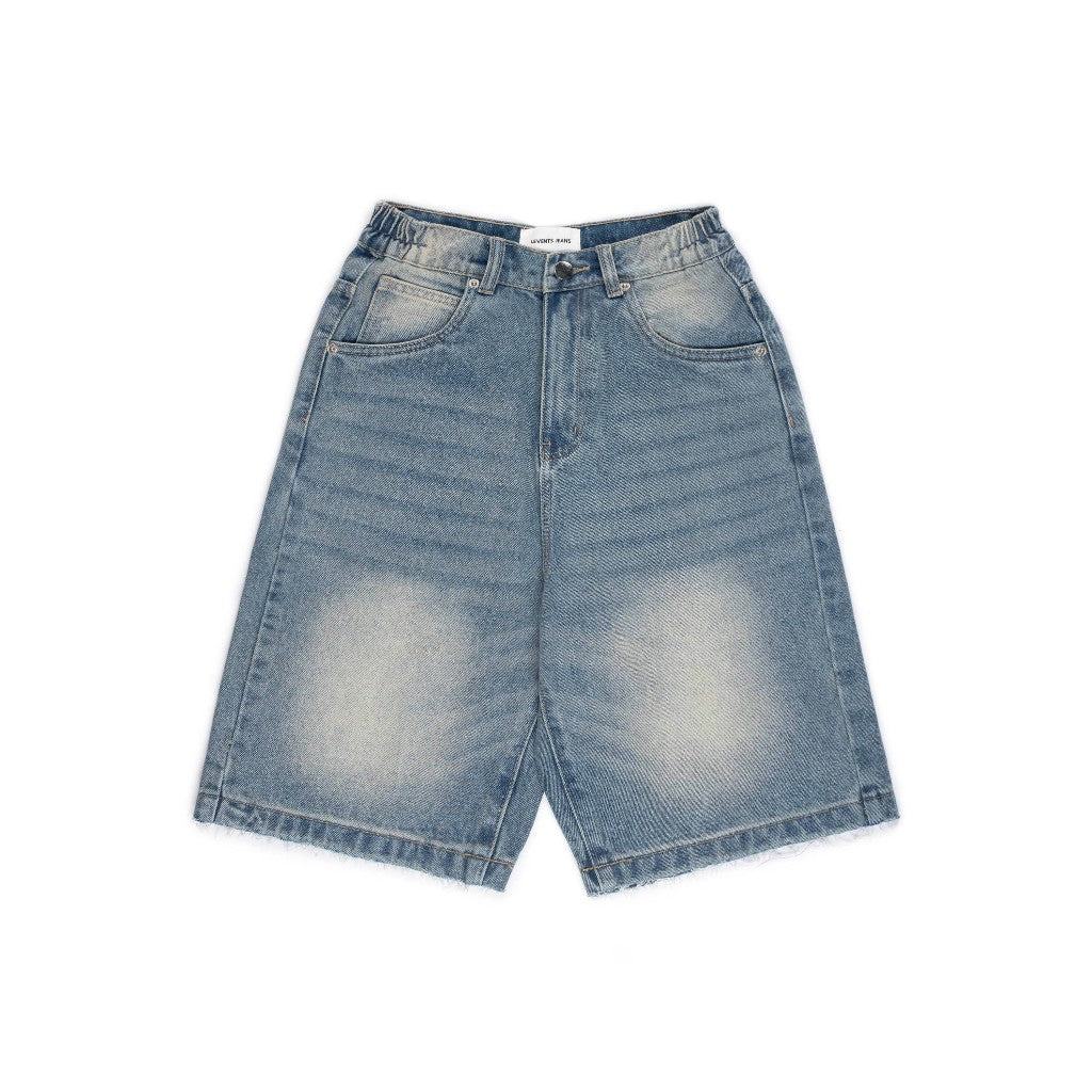 Levents Washed Jorts Denim Unisex Jorts