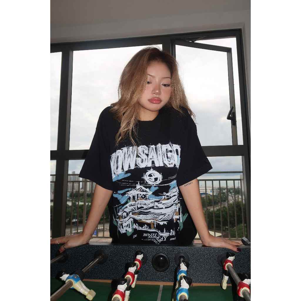 NOWSAIGON Binh Tay Market Tee - Black - Genuine Local Brand