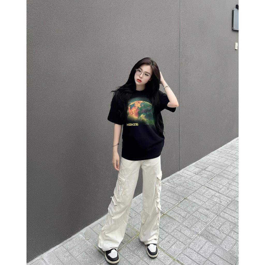 Áo phông NOWSAIGON Earth Tee - Đen - Local Brand Chính Hãng