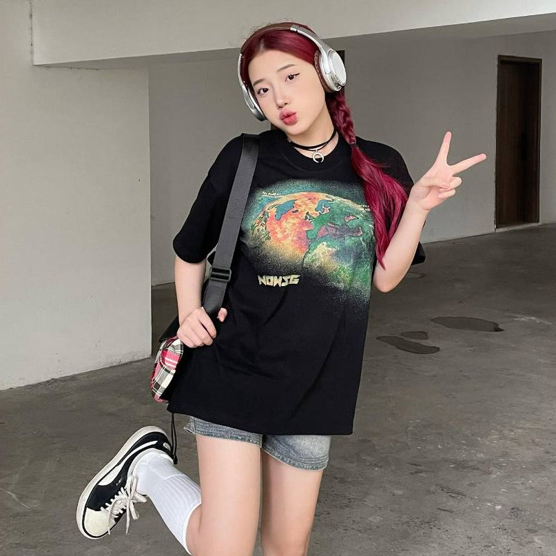 NOWSAIGON Earth Tee T-shirt - Black - Genuine Local Brand