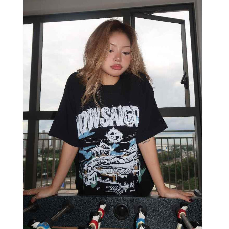 NOWSAIGON Binh Tay Market Tee - Black - Genuine Local Brand