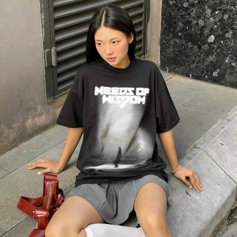 Áo phông NOWSAIGON Loneliness Tee - Đen - Local Brand Chính Hãng