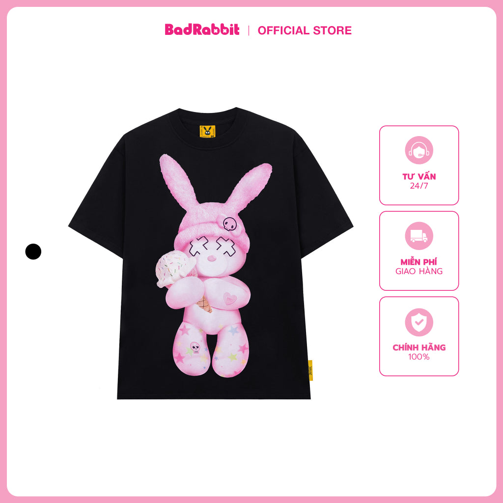 Unisex Bad Rabbit ICECREAM TEE 100% Cotton - Genuine Local Brand
