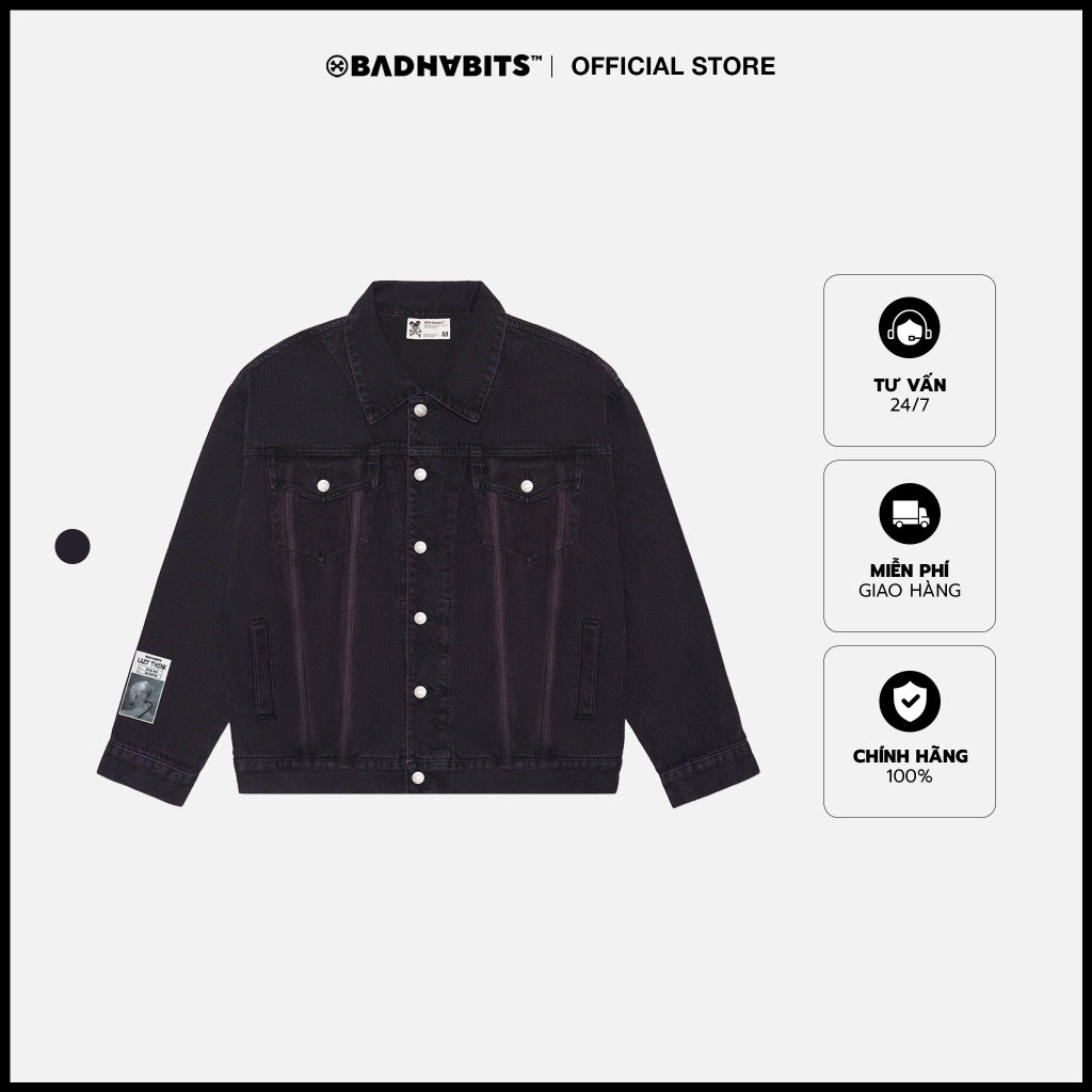 ÁO KHOÁC TOO LAZY TO WEAR JACKET JEANS - LAZY THINK COLLECTION