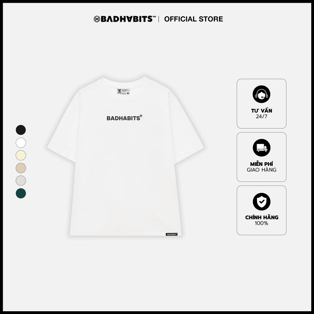 Unisex T-shirt BAD HABITS BASIC - Genuine Local Brand