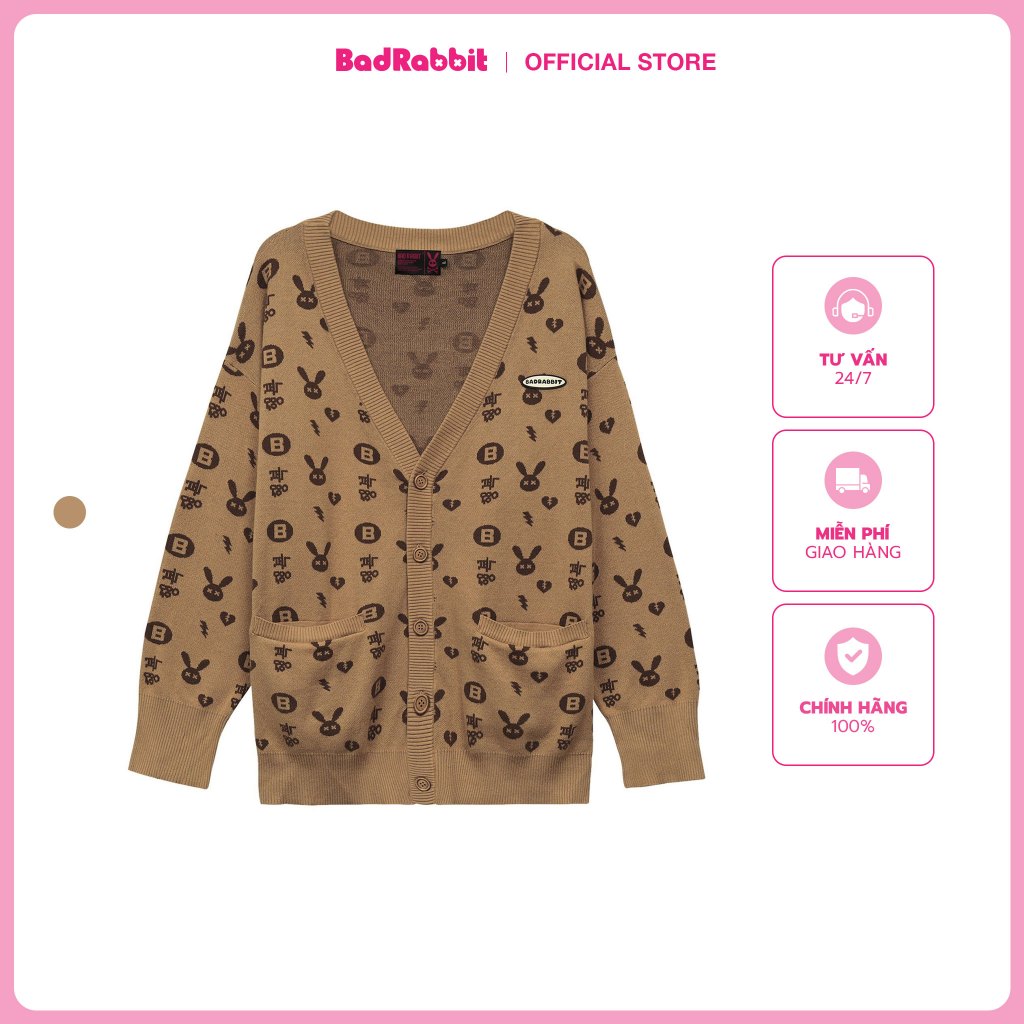 Áo Khoác Len Unisex Bad Rabbit RABBIT CARDIGAN - Local Brand Chính Hãng