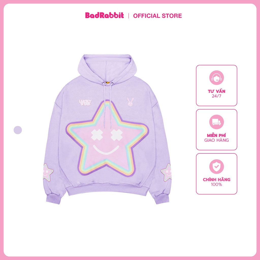 Bad Rabbit BUBLLE GUM HOODIE Fleece Jacket - Genuine Local Brand