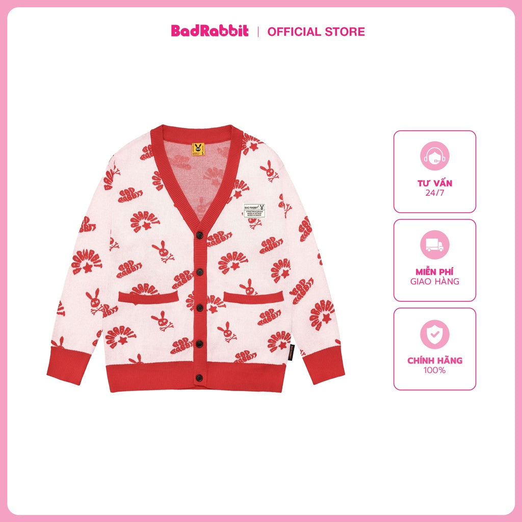 Áo Khoác Nỉ Bad Rabbit NY CARDIGAN - Local Brand Chính Hãng