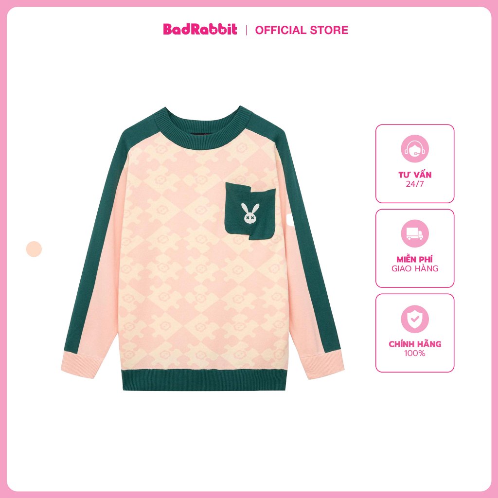 Unisex Bad Rabbit PEACH MELBA Long Sleeve Sweater - Genuine Local Brand