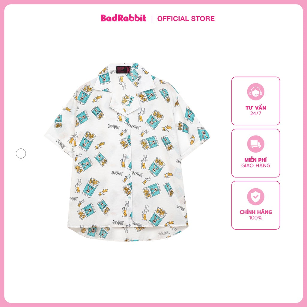 Unisex Bad Rabbit Shirt CIGARABBIT SHIRT - Genuine Local Brand