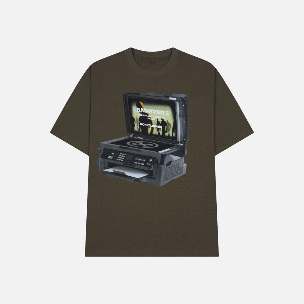 NON STANDARD PRINTER TEE - BAD HABITS NON STANDARD COLLECTION