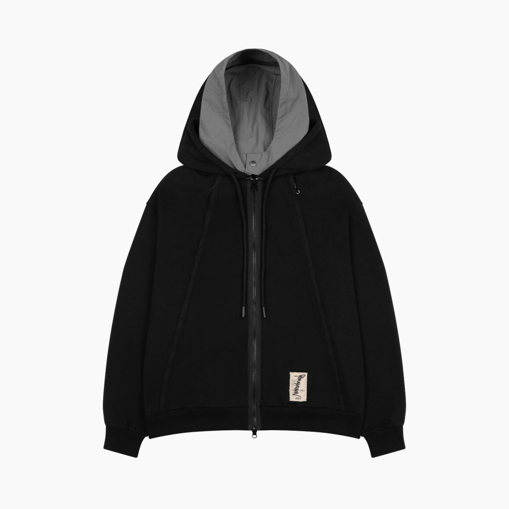 NON STANDARD LAYER ZIP HOODIE - BAD HABITS NON STANDARD COLLECTION