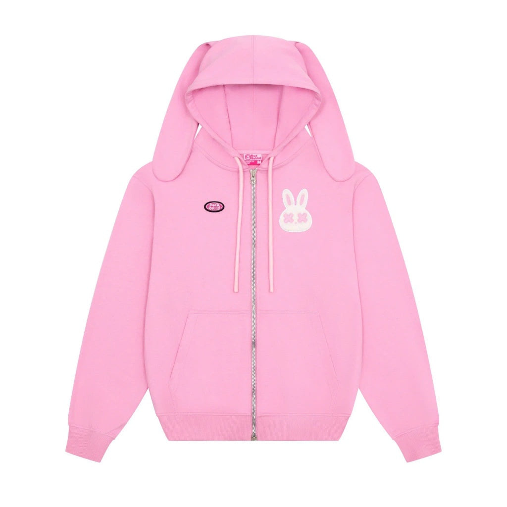 PINKIE RABBIT HOODIE Zip Hoodie - Genuine Local Brand - BAD RABBIT CLUB