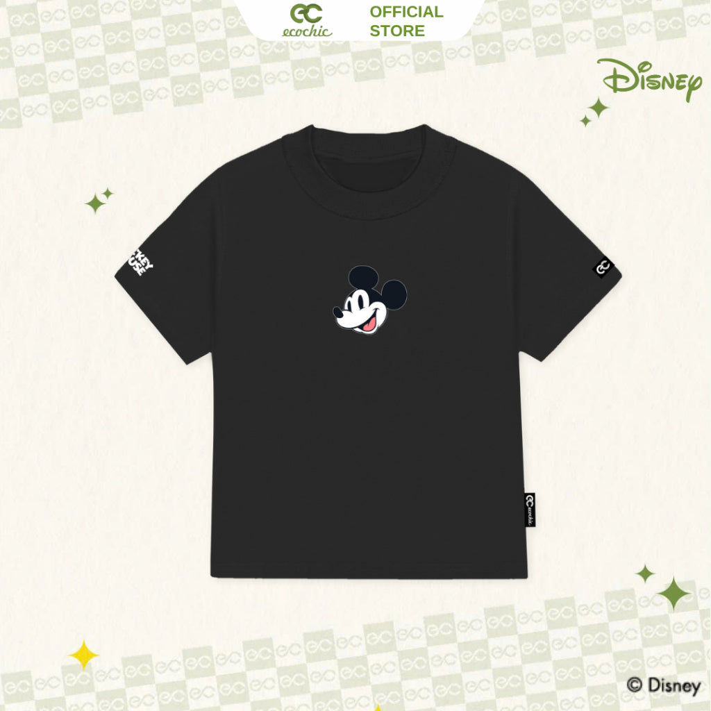 Genuine ECOCHIC PEPPY MICKEY Baby Tee T-Shirt Copyright Disney MICKEY COLLECTION BB001