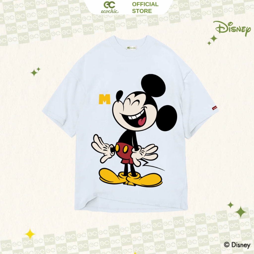 Genuine ECOCHIC MICKEY SPLASH Oversize T-Shirt Copyright Disney MICKEY COLLECTION TS006