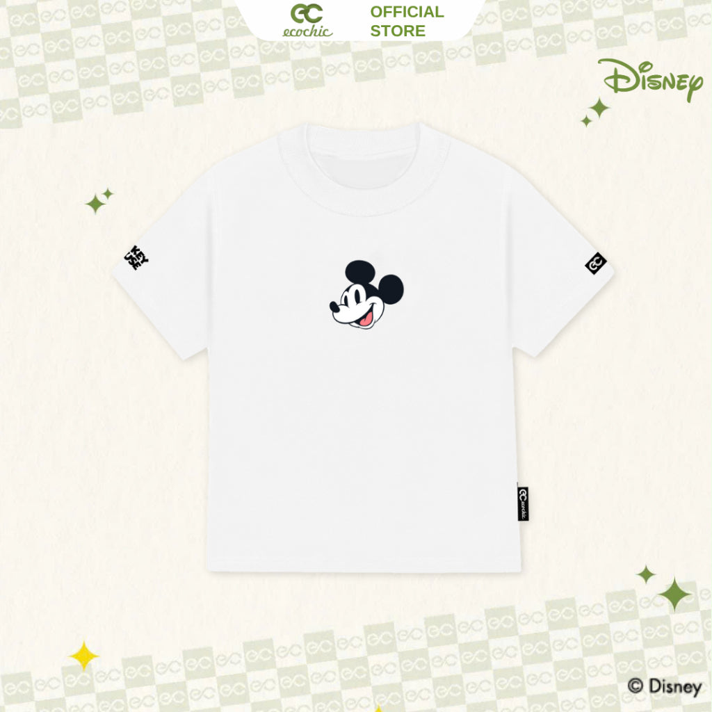 Genuine ECOCHIC MICKEY MUNCH Baby Tee T-Shirt Copyright Disney MICKEY COLLECTION BB008