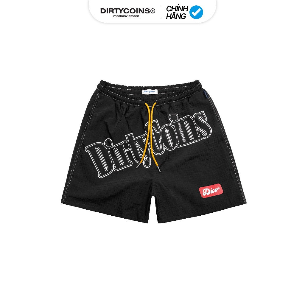 DirtyCoins Curve Ripstop Shorts Black