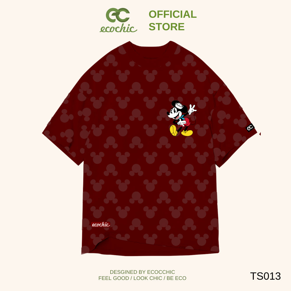 Oversize T-shirt ECOCHIC x HOA MINZY ICONIC MICKEY Genuine Copyright Disney MICKEY COLLECTION TS013