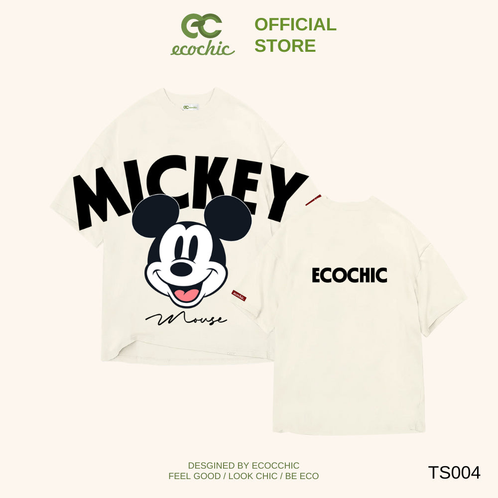 Oversize T-shirt ECOCHIC x HOA MINZY MICKEY VIBES Genuine Copyright Disney MICKEY COLLECTION TS004