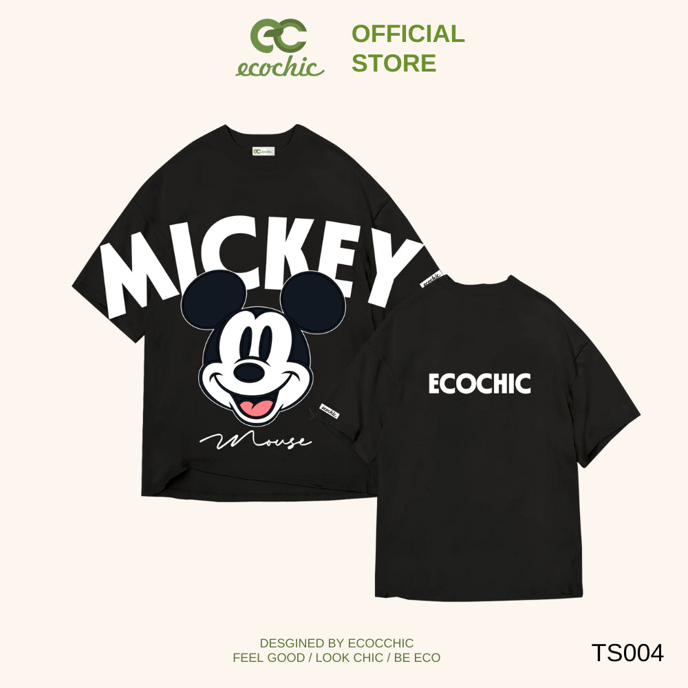 Oversize T-shirt ECOCHIC x HOA MINZY MICKEY VIBES Genuine Copyright Disney MICKEY COLLECTION TS004