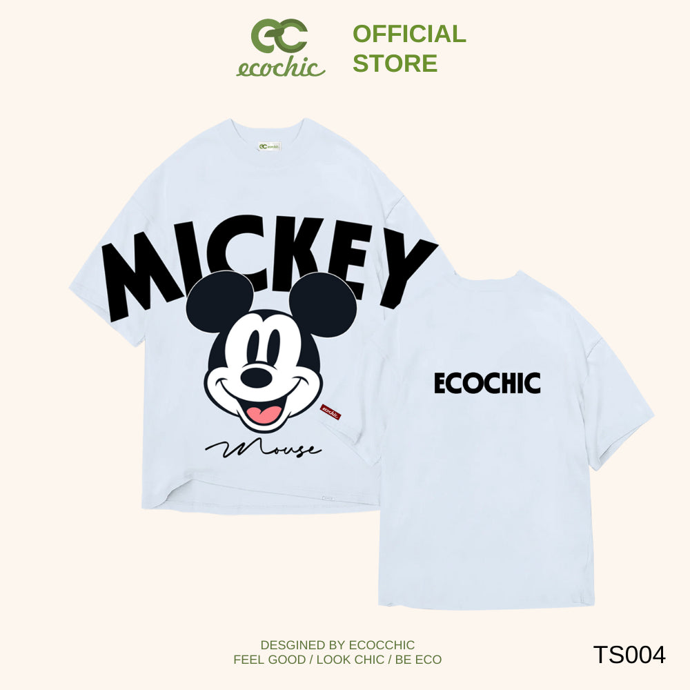 Oversize T-shirt ECOCHIC x HOA MINZY MICKEY VIBES Genuine Copyright Disney MICKEY COLLECTION TS004