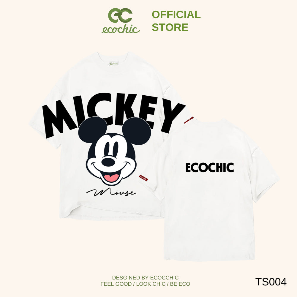Oversize T-shirt ECOCHIC x HOA MINZY MICKEY VIBES Genuine Copyright Disney MICKEY COLLECTION TS004