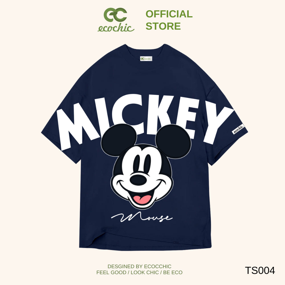 Oversize T-shirt ECOCHIC x HOA MINZY MICKEY VIBES Genuine Copyright Disney MICKEY COLLECTION TS004
